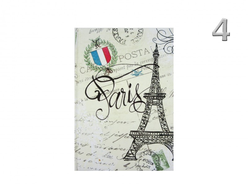Párizs Eiffel-tornyos notesz, A5-ös méretű vonalas füzet