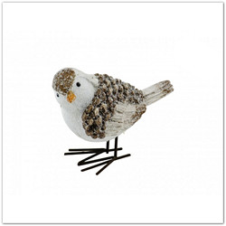 Kismadárka figura - kismadaras szobor, 14x11cm