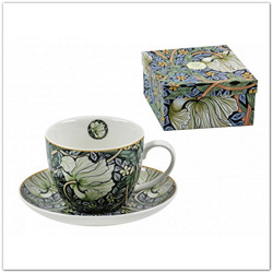 Teás csésze szett díszdobozban William Morris: Pimpernel