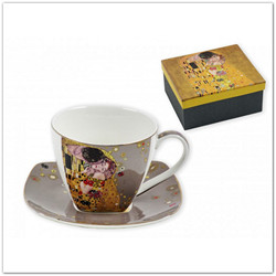 Klimt teáscsésze alátéttel, díszdobozban, 250ml