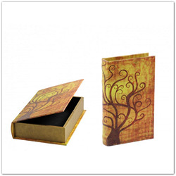 Klimt: Életfa fa könyvdoboz, 21cm