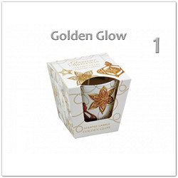 Illatgyertya üvegpohárban - Golden Glow