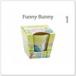 Illatgyertya üvegpohárban -Funny Bunny