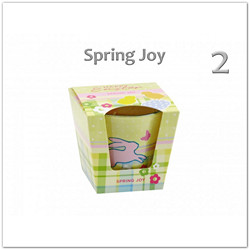 Illatgyertya üvegpohárban - Spring Joy
