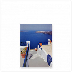 Puha fedelű zsebes fotóalbum 36 db 10x15-ös fényképnek - Santorini